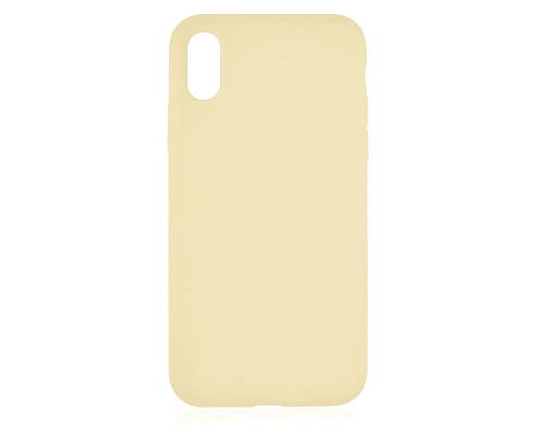 Чехол для смартфона vlp Silicone Сase для iPhone XS/X, желтый